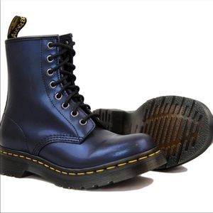 1460 Dr Marten Retro Mod Two Tone Metallic Boots